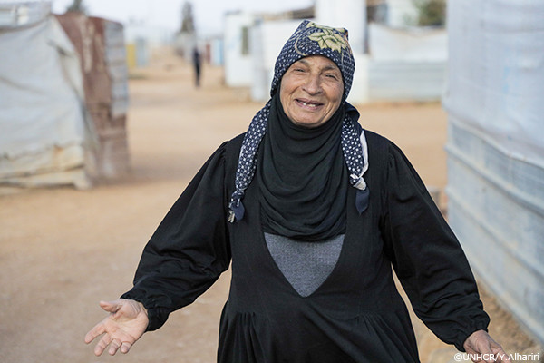 シリア難民の女性