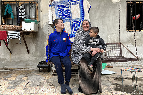 シリアの母子